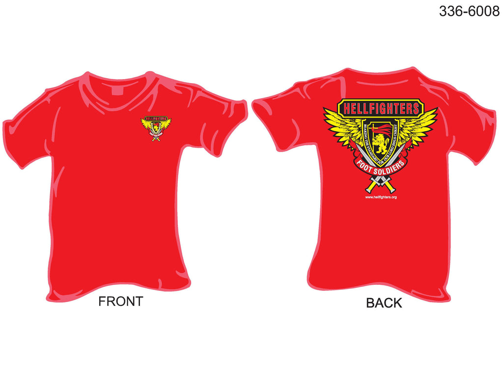 T-Shirt, Short Sleeve, Hellfighter Foot Soldier (red)