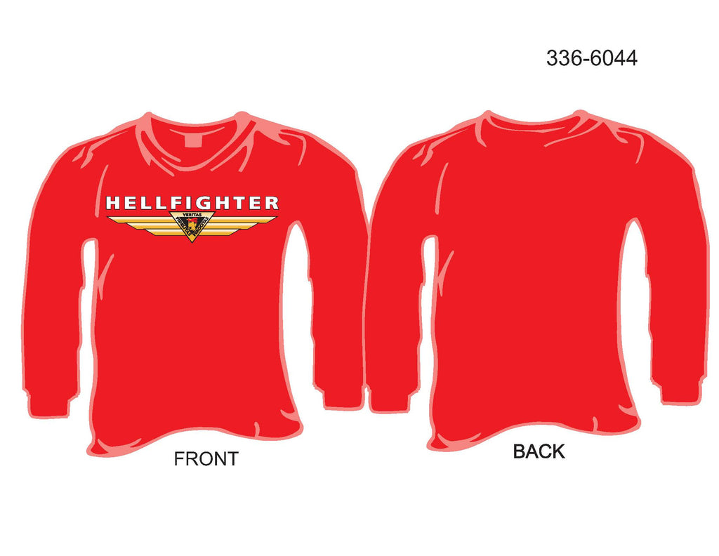 T-Shirt, Long Sleeve, Hellfighters Veritas