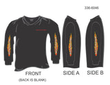 T-Shirt, Long Sleeve,  Hellfighters w/Flames on sleeves