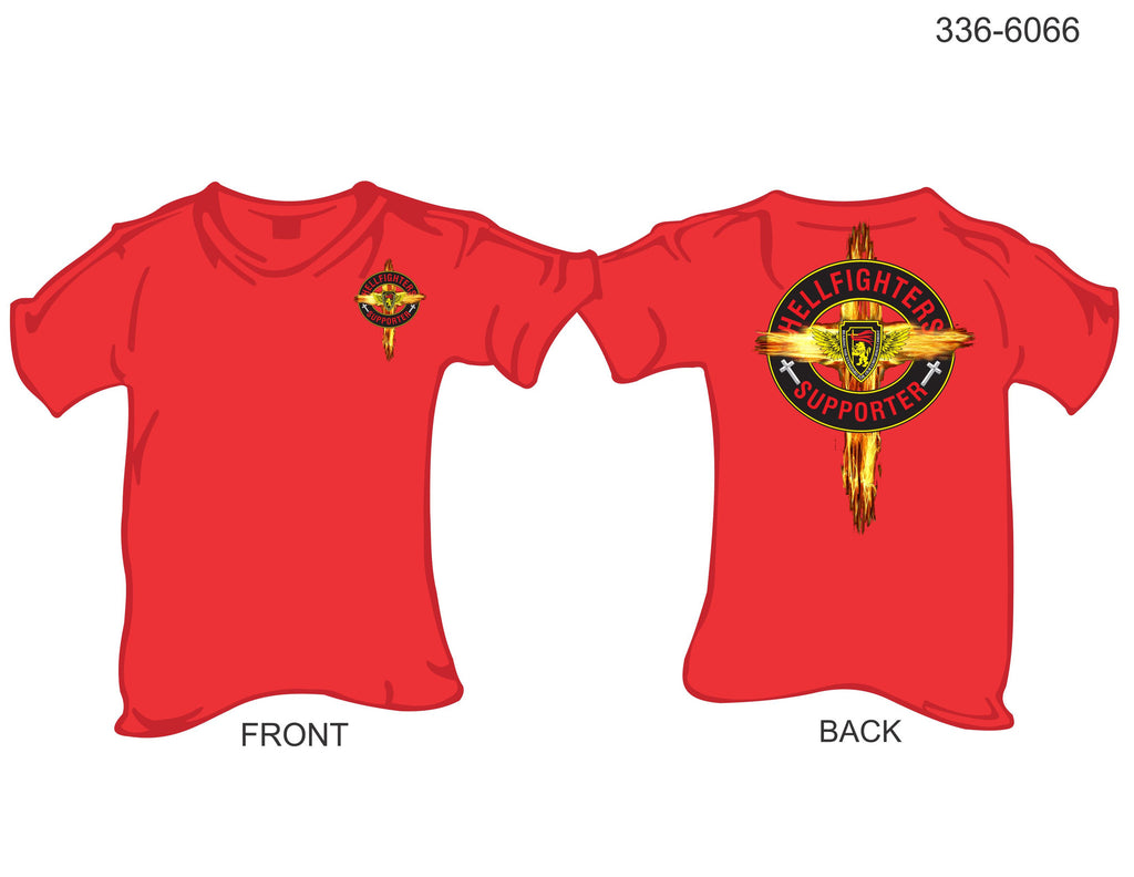 T-Shirt, Short Sleeve, Hellfighters Supporter w/Cross