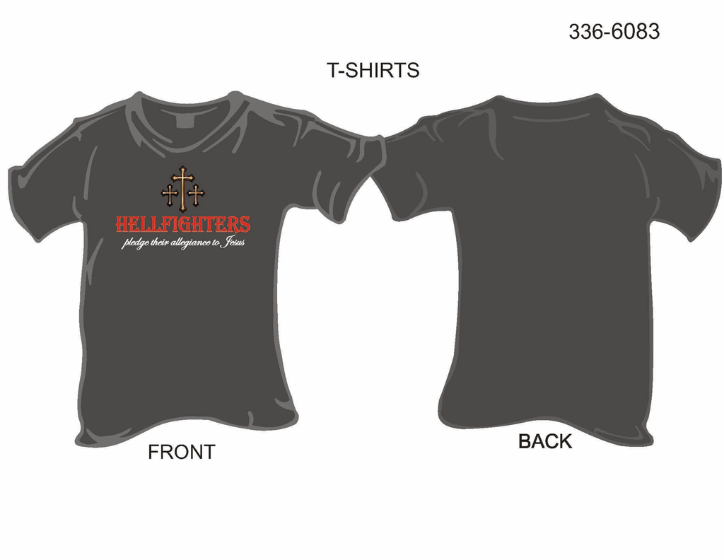 T-Shirt, Short Sleeve, Hellfighters Pledge Allegiance