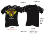 T-Shirt, Short Sleeve, HF - International Logo (black, Sport Tek)