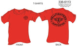 T-Shirt, Short Sleeve, Hellfighters Supporter Oval (modified color logo, Sport Tek)