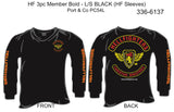 T-Shirt, Long Sleeve, Hellfighter 3pc Member Bold (black, HF sleeves)