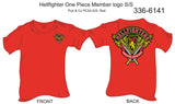 T-Shirt, Short Sleeve, Hellfighter One-Piece Member (red)