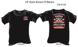 T-Shirt, Short Sleeve, Rare Breed of Bikers ... (black, members only)