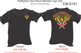 T-Shirt, Short Sleeve, Hellfighter One-Piece Member (black)