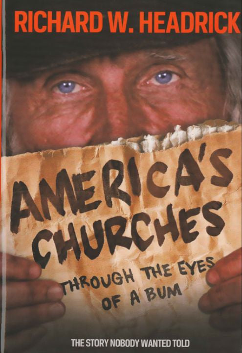 Book, Americas Churches Through the Eyes of a Bum (Hard Cover)
