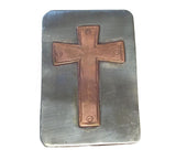 Crosses, Cross Trinket Box - White Metal