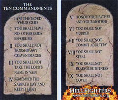 Cards, Ten Commandments (Pack of 100)