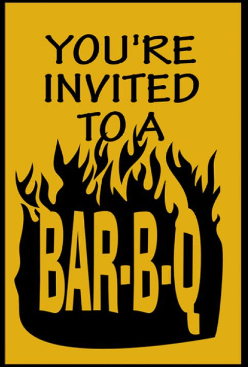 Tracts, You're Invited to a Bar-B-Q (Pack of 100)