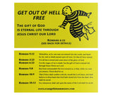 Cards, Get Out Of Hell Free Card (Pack of 100)